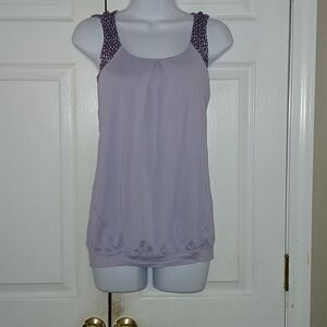 Lululemon Noveau Limits Tank Lilac size 4  NWOT